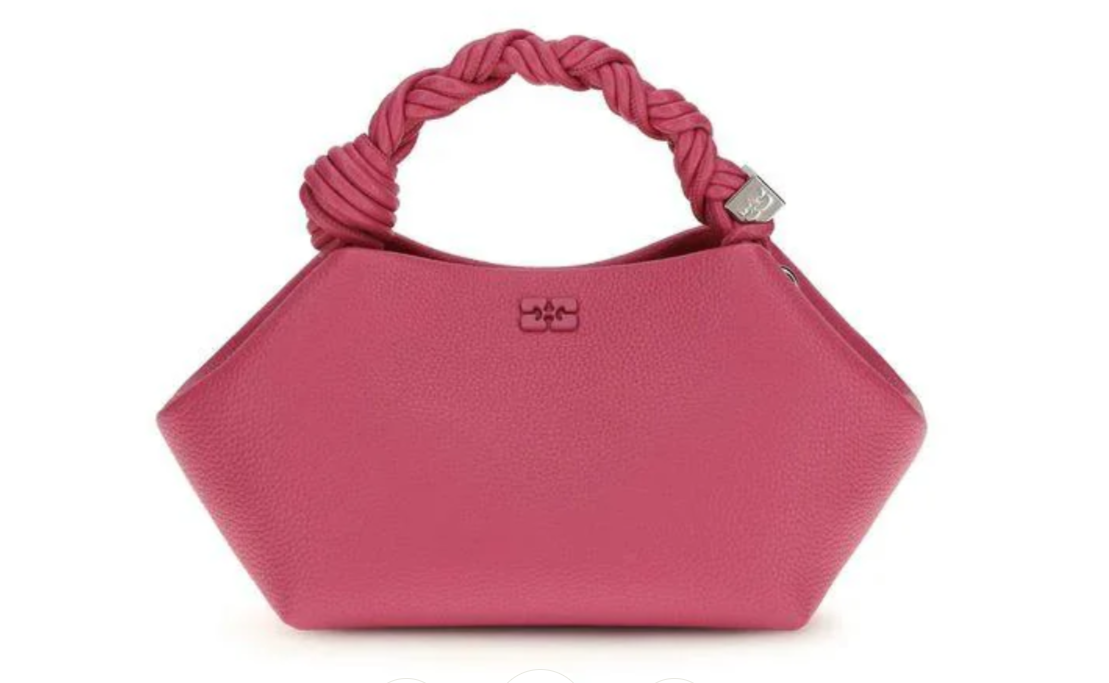 Bolso de mano Ganni multicolor de poliéster reciclado cabaret